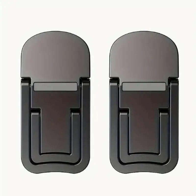 ノートパソコンスタンド 2個セット | 折りたたみ式 極小サイズ | 2段階 角度調整 貼り付けタイプ パソコンスタンド 放熱 冷却 軽量 PCスタンド タブレット対応