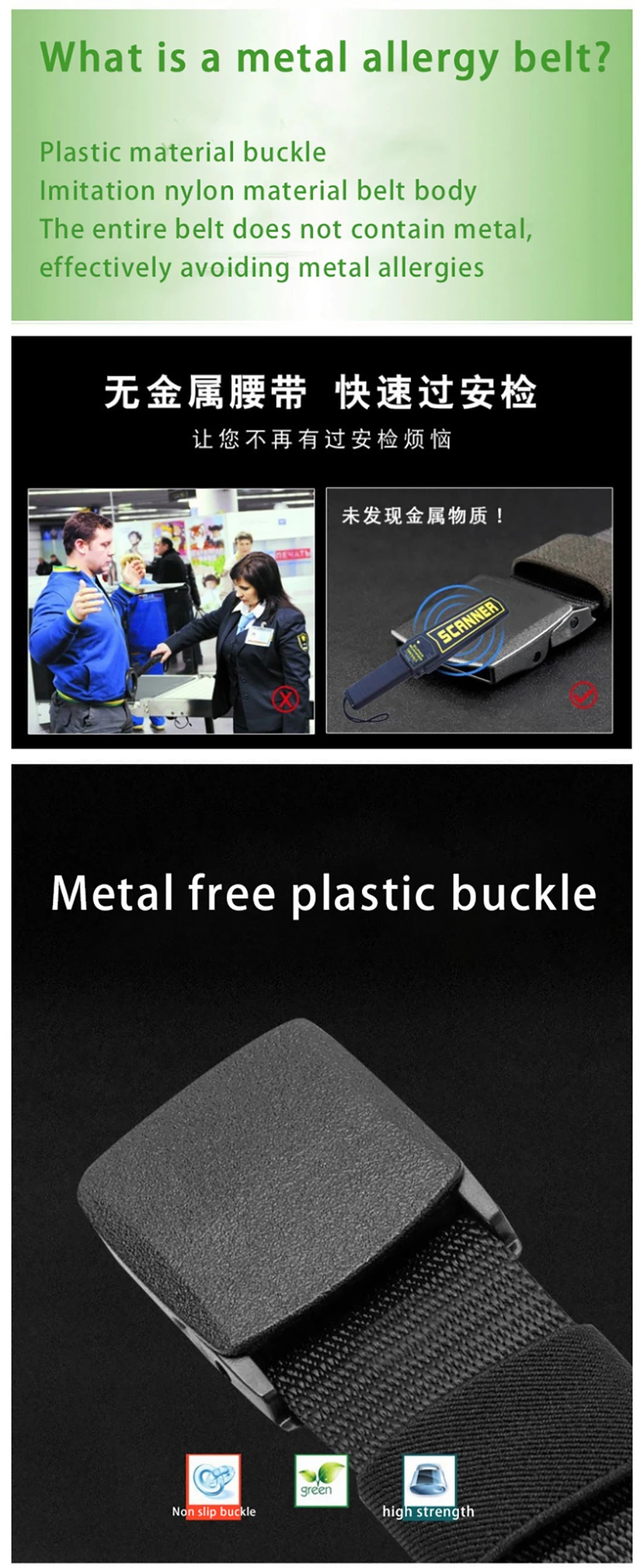 キャンバス ベルト ガチャベルト | 丈夫な布製 ミリタリー カジュアル | メンズ レディース 兼用 37mm幅 無段階調整 軽量 サバゲー アウトドア 通勤 通学