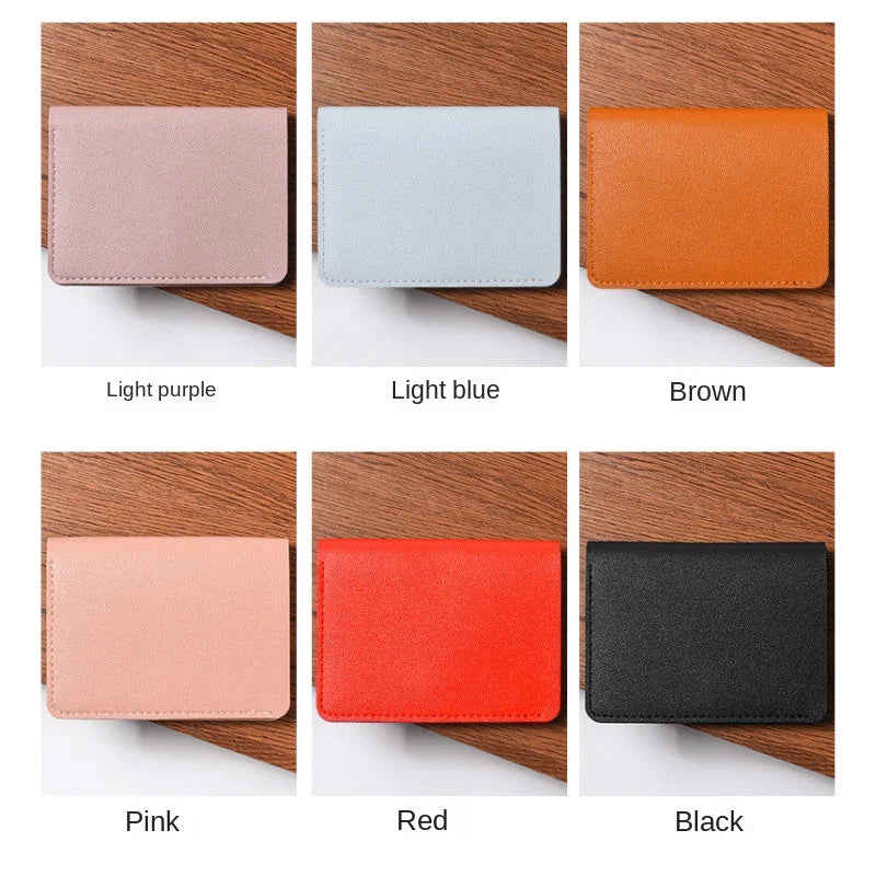超薄型 カードケース 財布 1cm | 軽量 51g スリムウォレット | 免許証 銀行カード お札入れ PUレザー ユニセックス ミニマル ビジネス カジュアル 全5色
