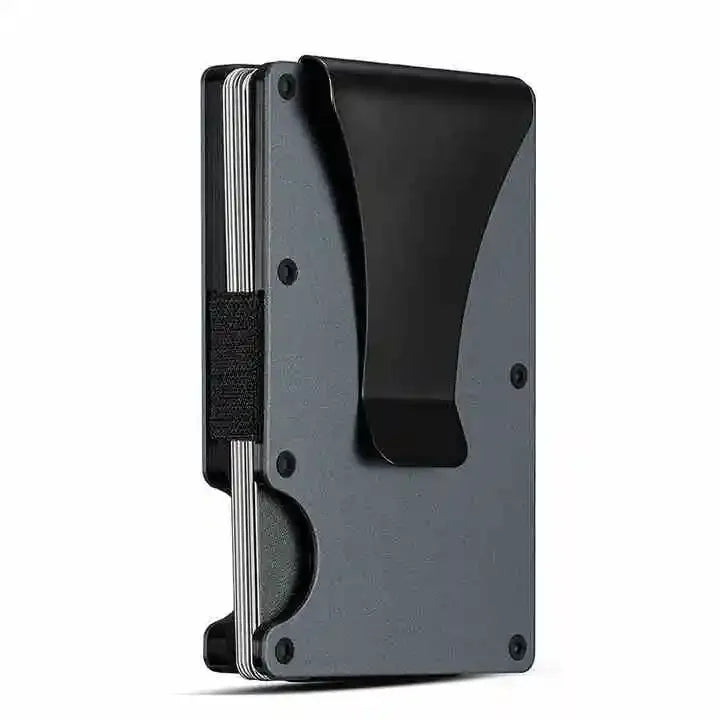 【ミニマリストの理想形】スマートウォレット スリム設計 RFIDブロック カードホルダー & 取り外し可能マネークリップ搭載