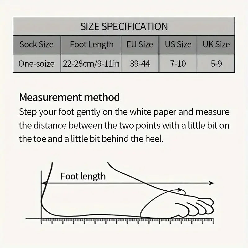 Men's Crew Socks, 5-Pair Set | Mid-Length, Classic Design | Durable Polyester Material, Stretchy, All-Season, Commuting, School, Sports, and Casual Wear