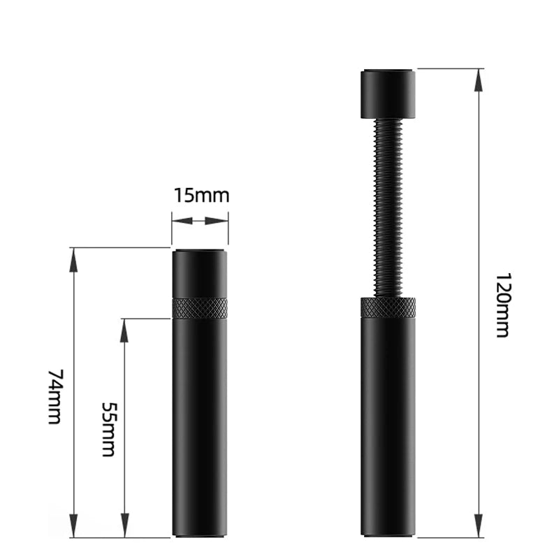 グラフィックボード サポートスタンド | 全アルミ製 GPUホルダー | 自由ネジ高さ調整 マグネット固定式 垂れ下がり防止 ビデオカード 支柱 ブラック